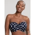 Dámske plavky Anya Riva Spot Bandeau Navy/Vanilla Top SW1453 - Panache