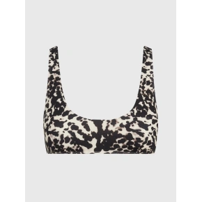 Dámska plavková podprsenka KWKW02489 0GM Leopard - Calvin Klein