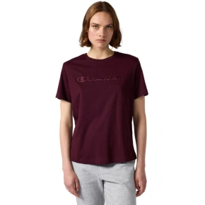 Champion dámske tričko SS Tee burgundy 118382 RS522
