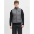 Jack&Jones pánska vesta bez rukávov JJEBRADLEY LIGHT BODYWARMER COLLAR NOO 12280973 CASTLEROCK