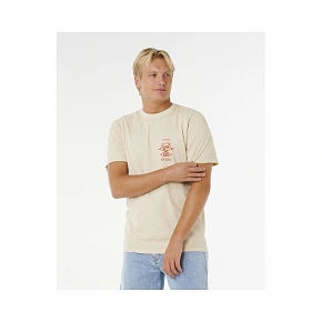 Pánske tričko RIP CURL Search Icon Tee, béžové Pánske tričko RIP CURL Search Icon Tee, béžové