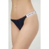 Dámske tangá HIGH LEG THONG UW0UW05160 C1G tm. modrá - Tommy Hilfiger