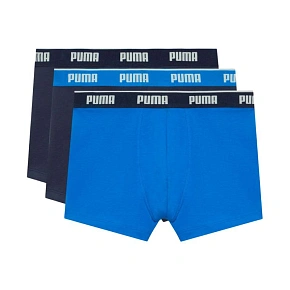 Pánske boxerky Puma, balenie po 3 kusoch, tmavomodré, modré 947130 06 Pánske boxerky Puma, balenie po 3 kusoch, tmavomodré, modré 947130 06