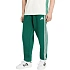 Pánske nohavice adidas Essentials 3-Stripes Fleece Tapered Cuffed zelené KY4129