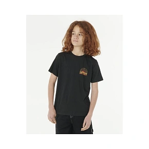 Tričko RIP CURL GRATEFUL SHRED TEE – BOY, čierne Tričko RIP CURL GRATEFUL SHRED TEE – BOY, čierne