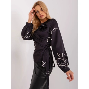 Dámska blúzka LK BZ 509423.22 Čierny vzor - FPrice