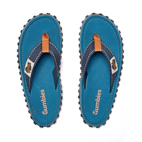 Gumbies unisex žabky ISLANDER FLIP-FLOP TRICOLOR BLUE