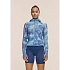 Dámska bunda CASALL Breeze Printed Running Jacket, farba tmavomodrá