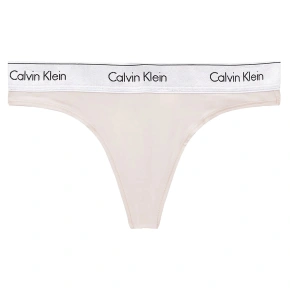 Dámske metalické tangá Modern Cotton QF6136E-VJS - Calvin Klein