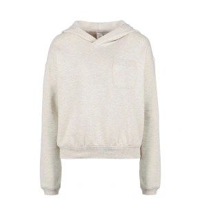 Dámska mikina s kapucňou QS5612E-SZH béžová - Calvin Klein