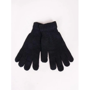 Zimné pletené rukavice R-102/5P/MAN/001 black - Yoclub
