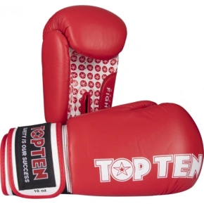 Boxerské rukavice TOP TEN "FIGHT" RTT-2 10 oz (schválené WAKO)