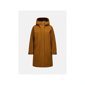 Bunda PEAK PERFORMANCE W Treeline Insulated Parka, hnedá Bunda PEAK PERFORMANCE W Treeline Insulated Parka, hnedá