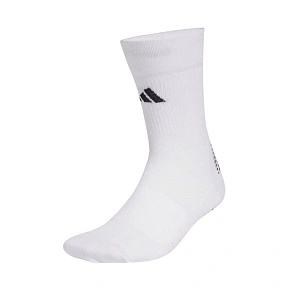 Adidas futbalové ponožky GRIP s potlačou Performance Crew White JZ3027 Adidas futbalové ponožky GRIP s potlačou Performance Crew White JZ3027