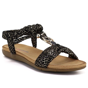 Dámske slip-on sandále čierne Artiker 58C0629
