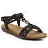 Dámske slip-on sandále čierne Artiker 58C0629