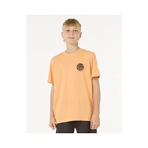 Detské tričko RIP CURL Wetsuit Icon Tee – Kids, oranžové Detské tričko RIP CURL Wetsuit Icon Tee – Kids, oranžové