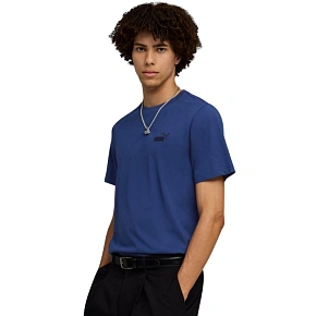 Pánske tričko Puma ESS Small No.1 Logo Tee(s), tmavomodré, 682535, veľkosť 47