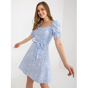 Dámske šaty LK SK 509002.03P bielo-modré – FPrice