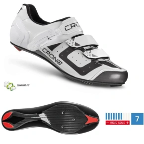CRONO cestná obuv CR-3 white 43 nylon