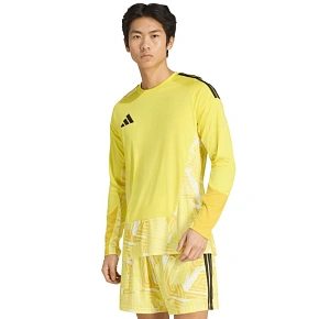 Pánsky súťažný brankársky dres adidas Tiro 26 s dlhým rukávom žltý KB5250 men