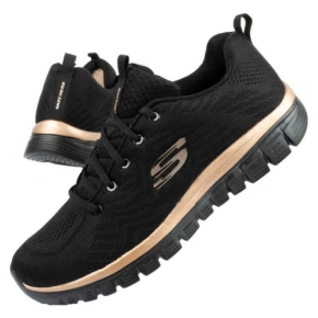 Skechers Get Connected W 12615-BKRG Dámska športová obuv