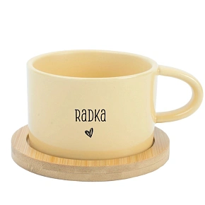 Radka – žltý hrnček Makronka 200 ml