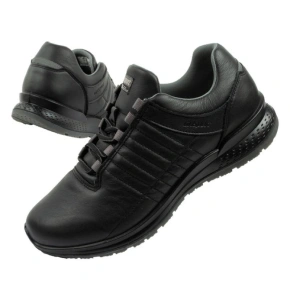 Grisport pánske športové topánky Nero avon kožené čierne pohodlné ľahké