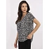 Blúzka D73771M11171B čiernobiela - Sublevel