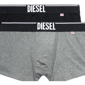 Pánske boxerky 2ks 00SMKX-0LDAQ-E5688 - čierna, červená - Diesel