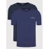 Pánske tričko - 111267 2R717 97035 - tm.modrá - Emporio Armani