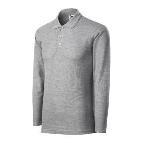 Pánske polo tričko s dlhým rukávom MLI-22112 Grey - Malfini