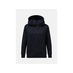 Dámska mikina Peak Performance W Original Small Logo Hood, čierna Dámska mikina Peak Performance W Original Small Logo Hood, čierna