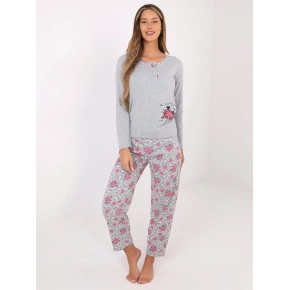 Dámske pyžamo DU PI FP 006.02 sivé - FPrice