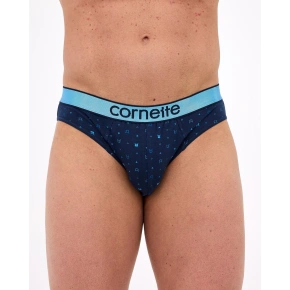 Pánske slipy High Emotion 507/38 Dark Blue Pattern - Cornette