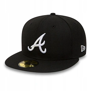 Čiapka New Era 59FIFTY MLB Atlanta Braves Fullcap čierna – 10047487