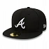 Čiapka New Era 59FIFTY MLB Atlanta Braves Fullcap čierna – 10047487