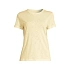 Dámske tričko Casall Soft Texture Tee, žlté