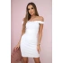 Dámske španielske šaty s volánmi 9097 White - K-Fashion