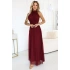 Dámske šaty 636-1 VERONICA burgundy - Numoco