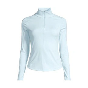 Dámske tričko CASALL Serene Half Zip Long Sleeve, modrá farba Dámske tričko CASALL Serene Half Zip Long Sleeve, modrá farba