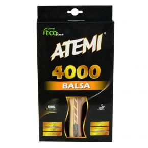 Raketa na stolný tenis Atemi 4000 Balsa Concave 17204