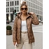 Dámska prechodná bunda TY5608 hnedá - FashionStreet