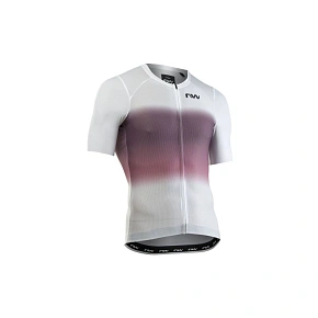 Cyklistické tričko NORTHWAVE Blade Air Jersey S/s, bielo-ružové