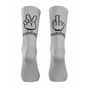 Cyklistické ponožky NORTHWAVE Sunday Monday Sock, sivé Cyklistické ponožky NORTHWAVE Sunday Monday Sock, sivé