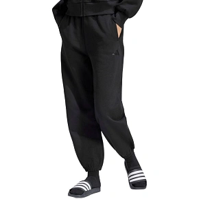 Dámske nohavice adidas Kit Small Logo Regular Cuffed, čierne, KU7935, dámske