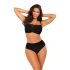 Dámske dvojdielne plavky Fashion 32 S1002N3-19 Black - SELF