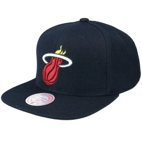 Mitchell & Ness NBA Miami Heat Top Spot Snapback Hwc Heat Cap HHSS2976-MHEYYPPPBLCK Mitchell & Ness NBA Miami Heat Top Spot Snapback Hwc Heat Cap HHSS2976-MHEYYPPPBLCK