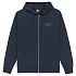 Mikina s kapucňou a zipsom Quiksilver Chest Logo EQYFT05135-KTP0, tmavomodrá, veľkosť M