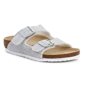 Detské papuče Birkenstock Arizona 1022230 Cosmic Sparkle White